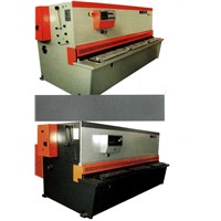 Hydraulic swing beam shear